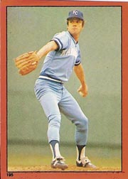 1982 Topps Baseball Stickers     195     Larry Gura